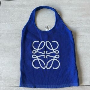 Loewe x Paula's Ibiza knit halter top